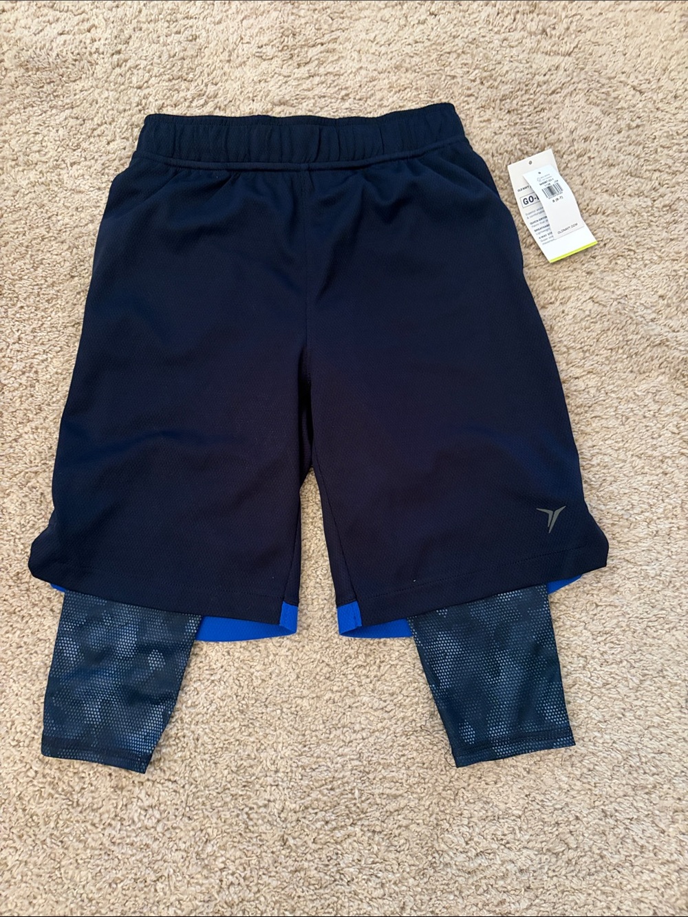 Old Navy Layered Athletic Compression Shorts. NEW!